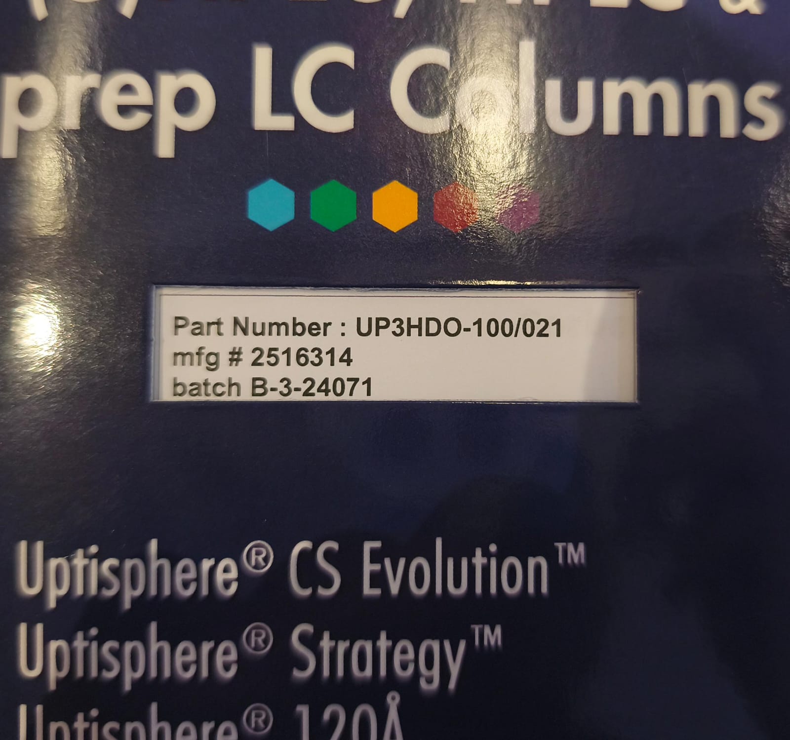 HPLC Columns UP3HDO - 100/021