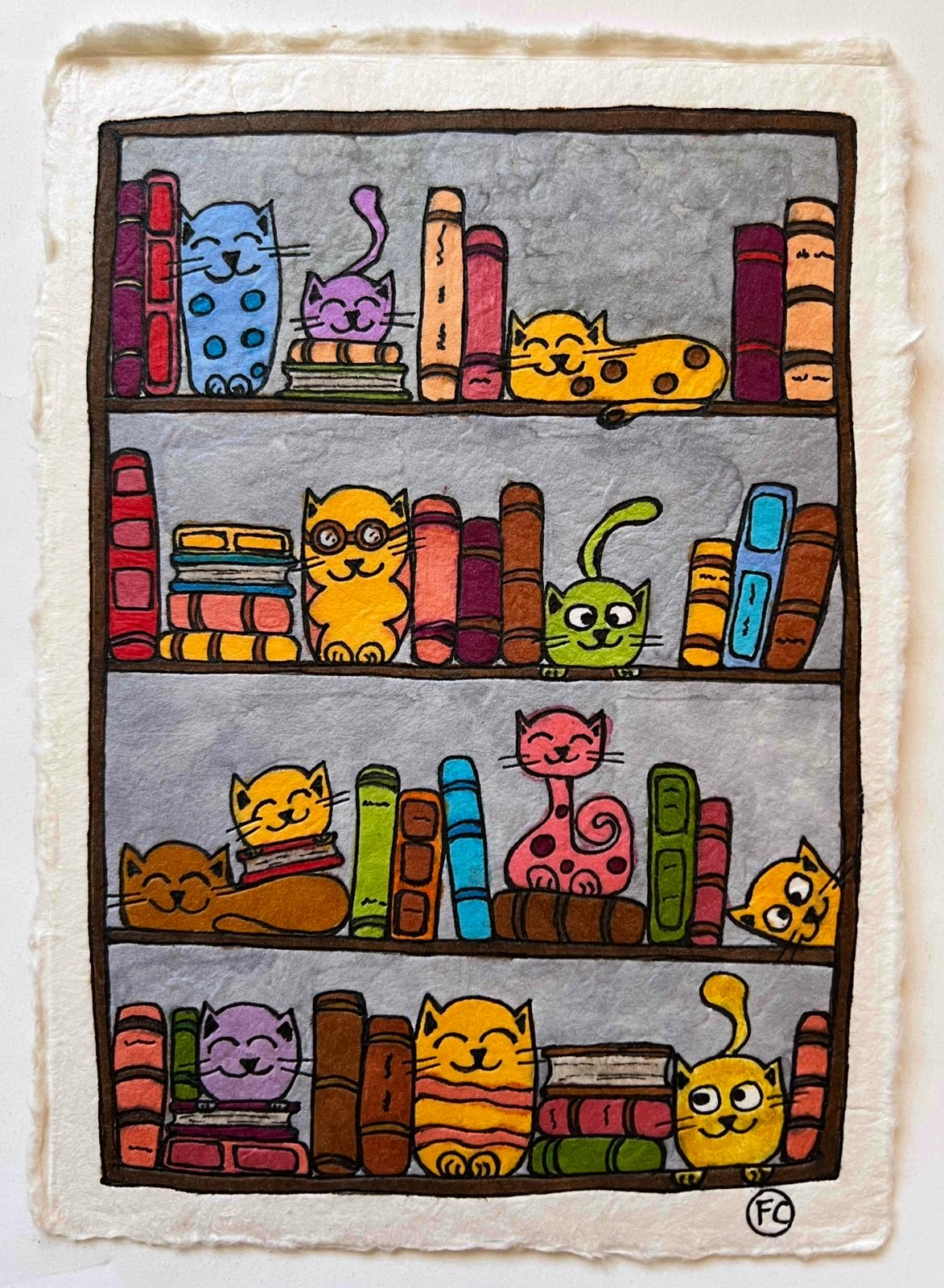 Les chats de bibliothèque