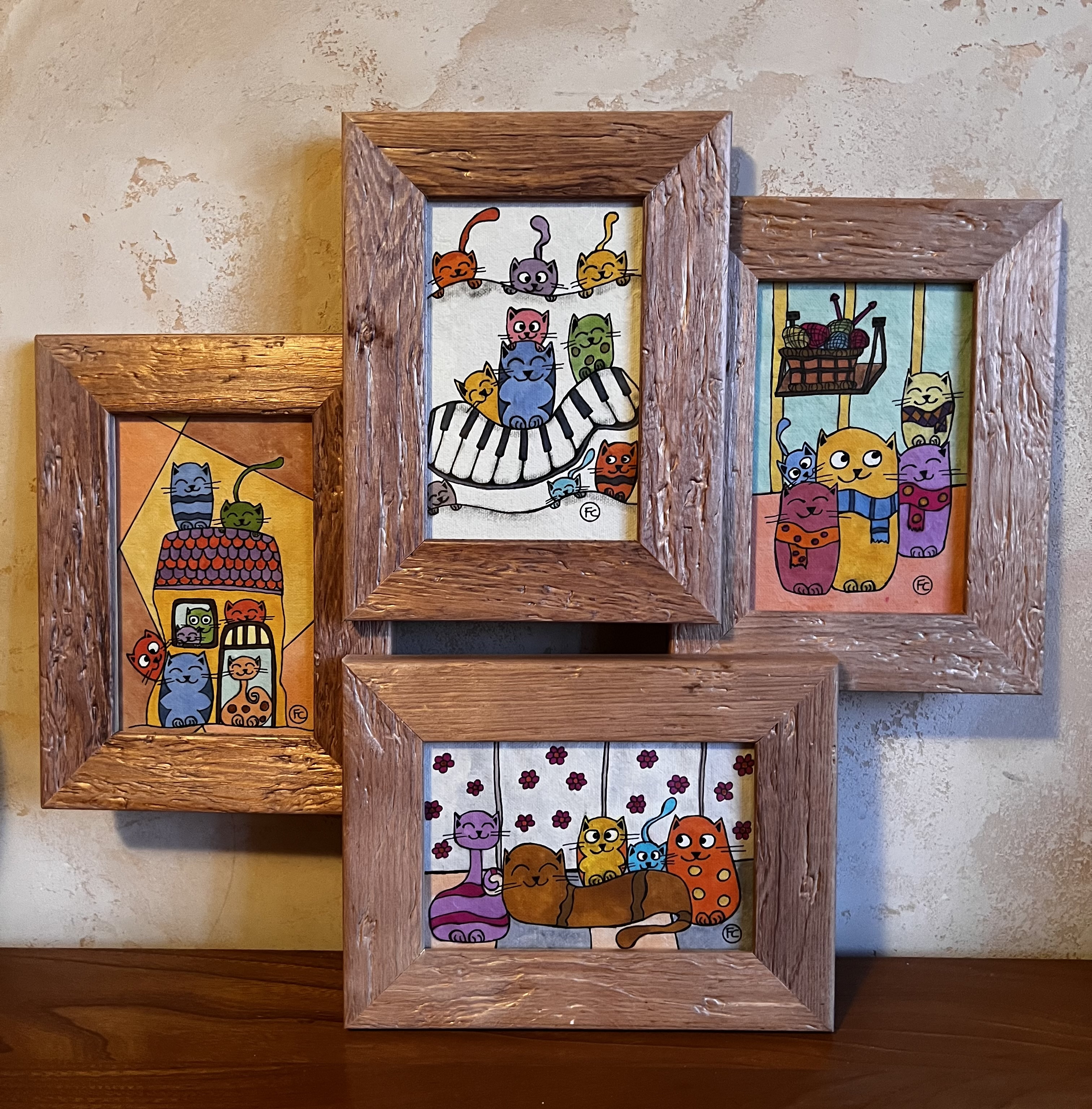 Panouplie de chatons