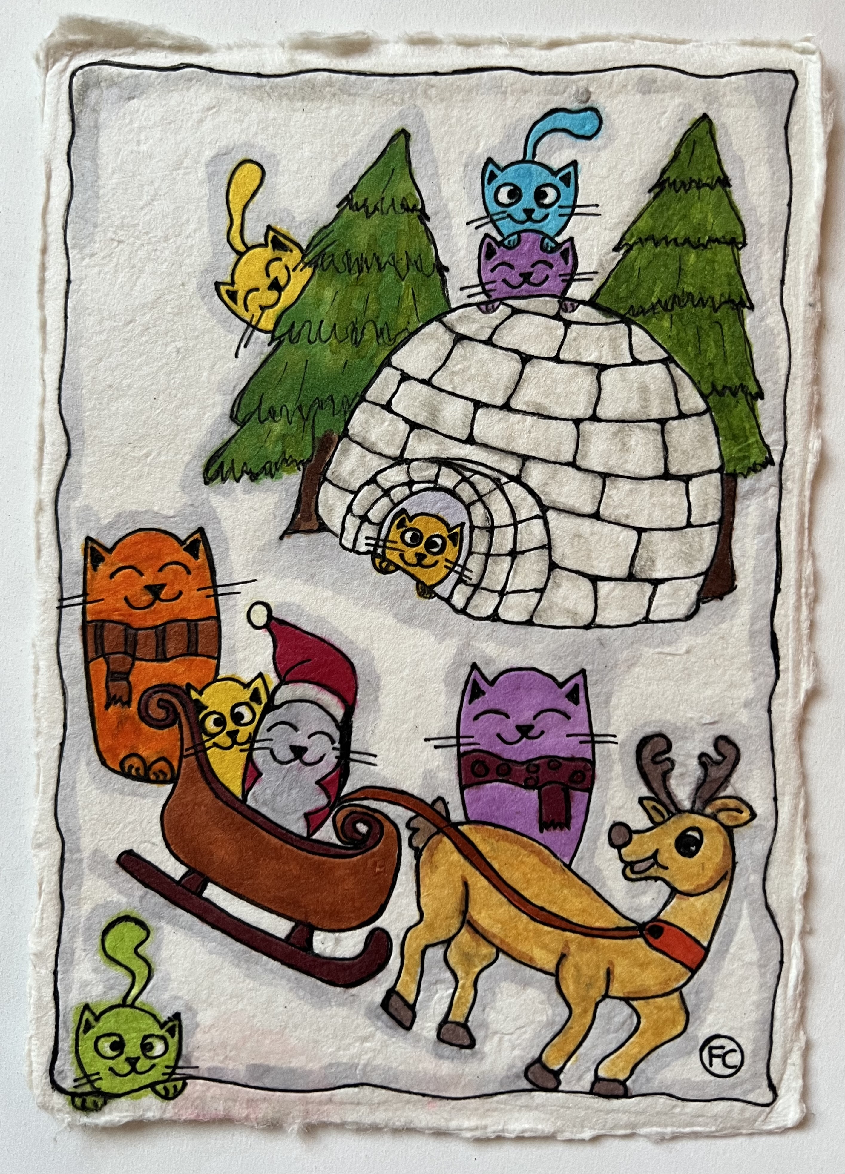 Les Chats en Laponie