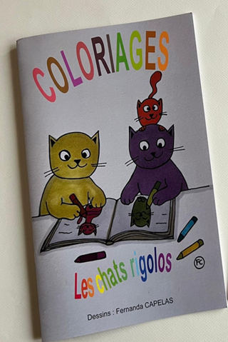 COLORIAGES - Les Chats Rigolos -