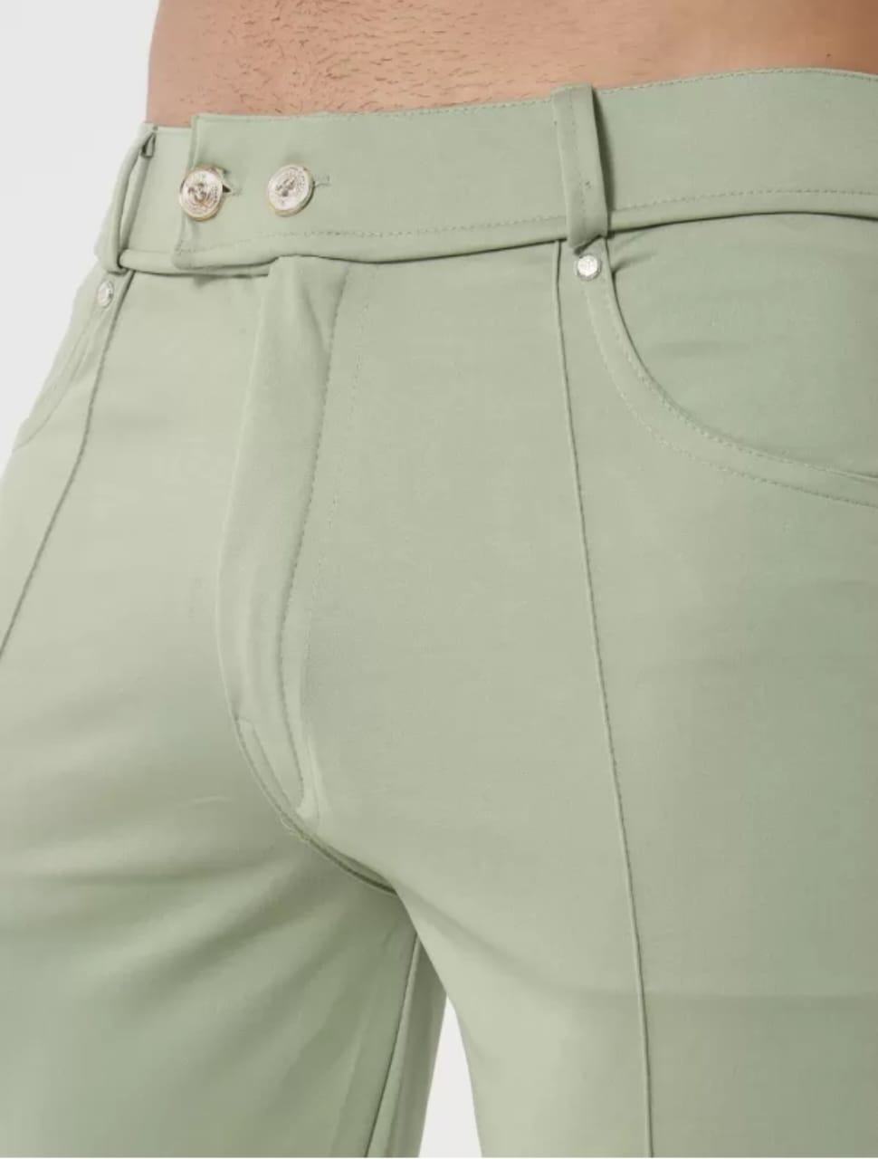 Men's Light Green TRACK PANTS