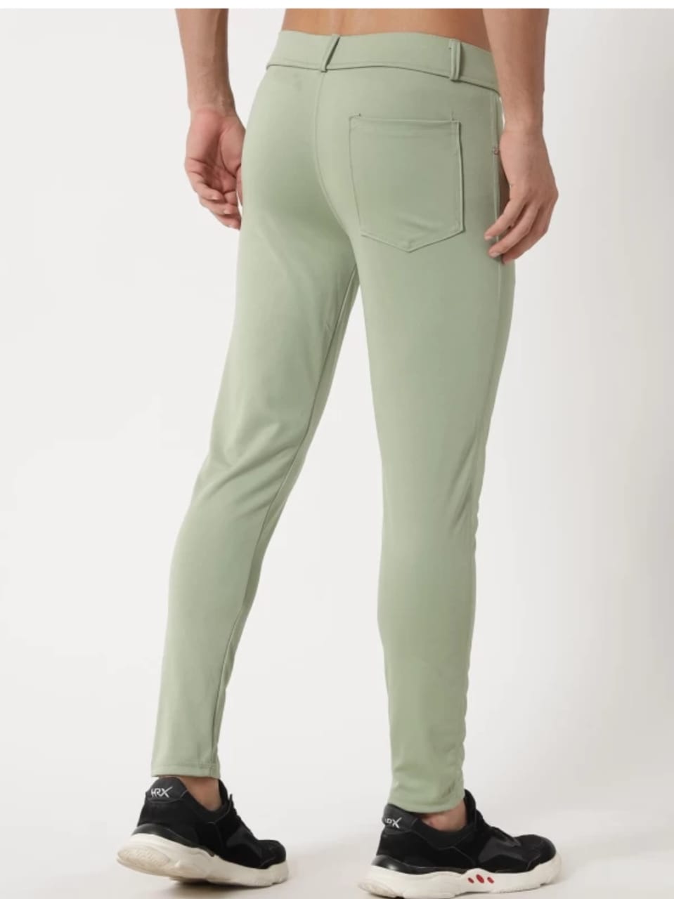 Men's Light Green TRACK PANTS