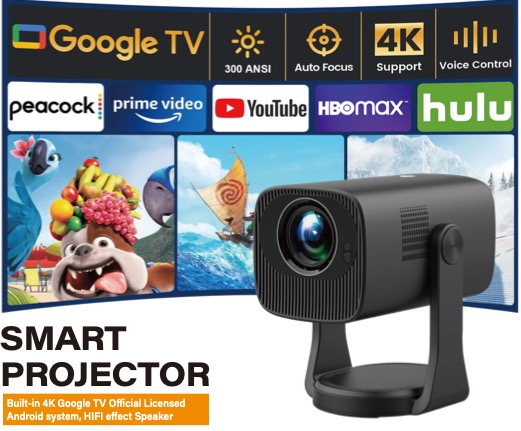 Eco-Tech Devices: Smart Projector, GPS Tracker, AI Glasses, AI Translation Earbuds, and more.