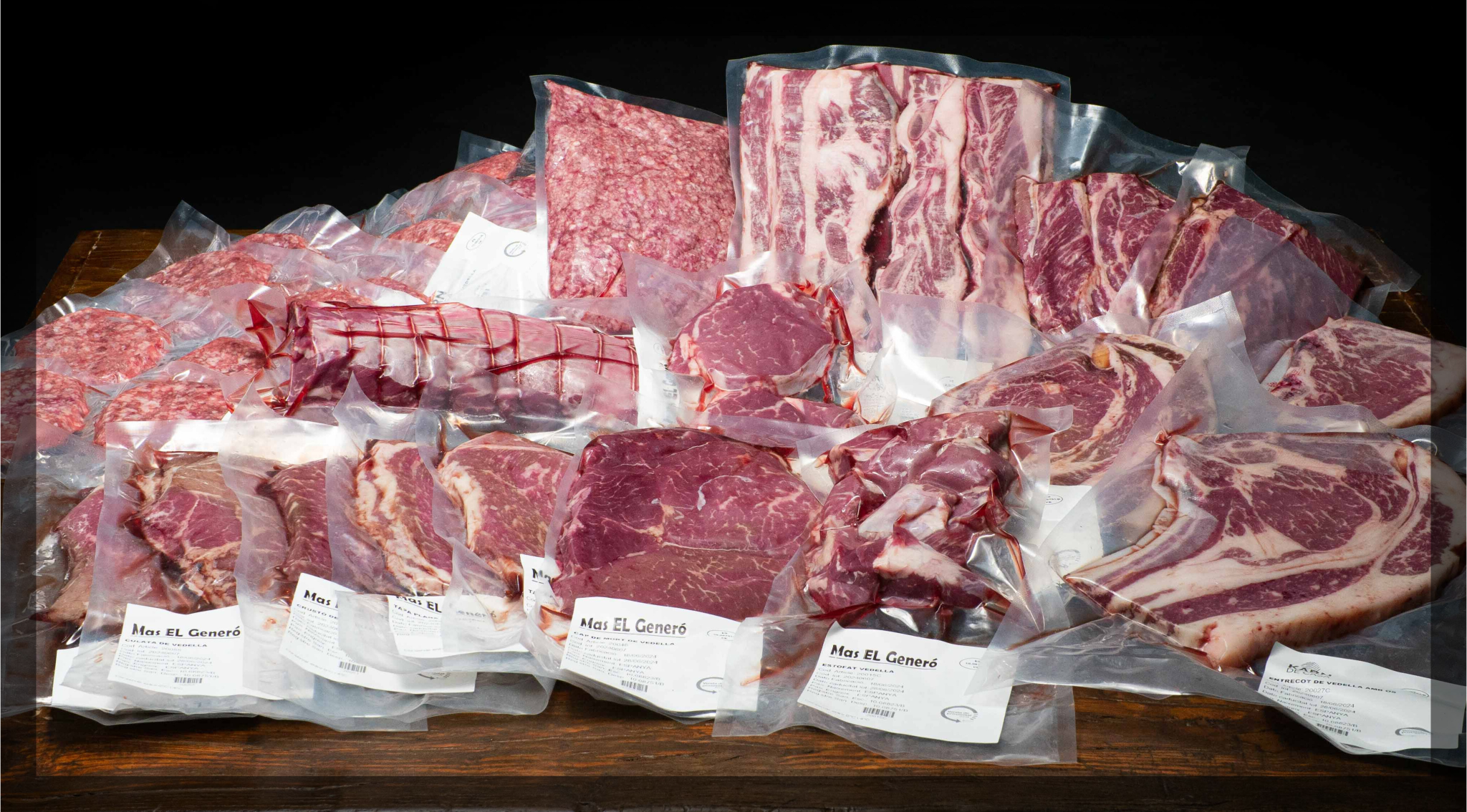 Lot "FAMILY XL" de carn de vedella ANGUS de 9,75 kg