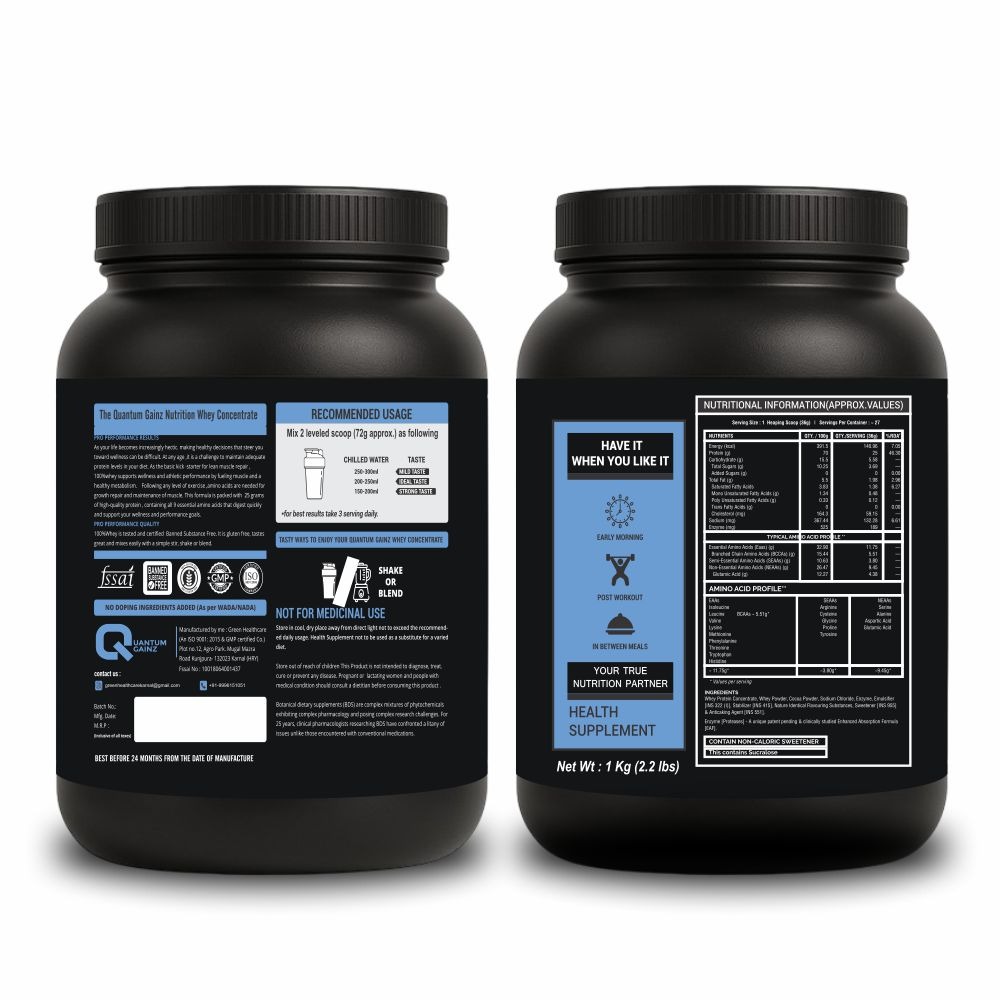 100% Whey Protein Concentrate