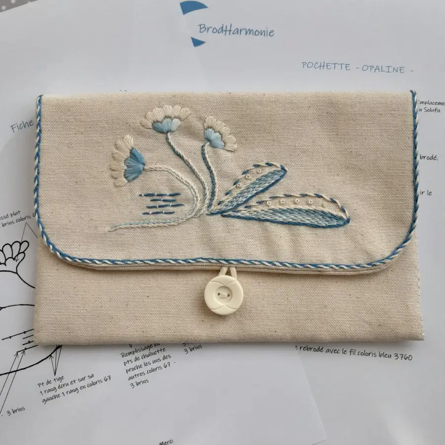 Pochette "Opaline"