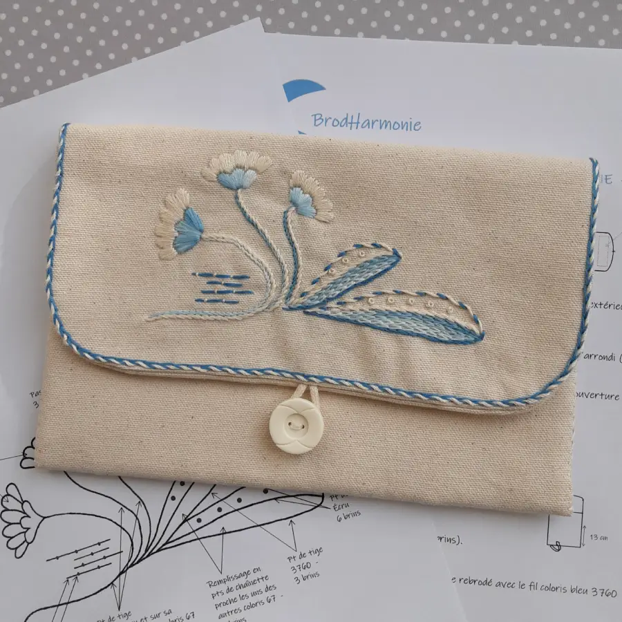 Pochette "Opaline"
