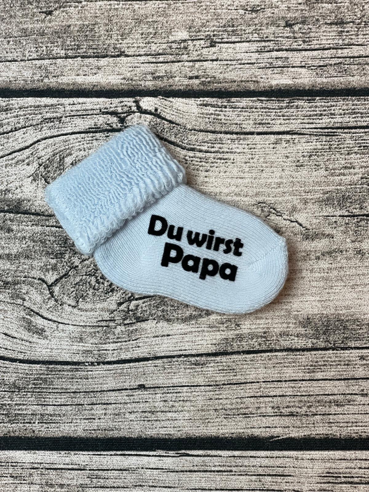 Personalisierte Babysocke
