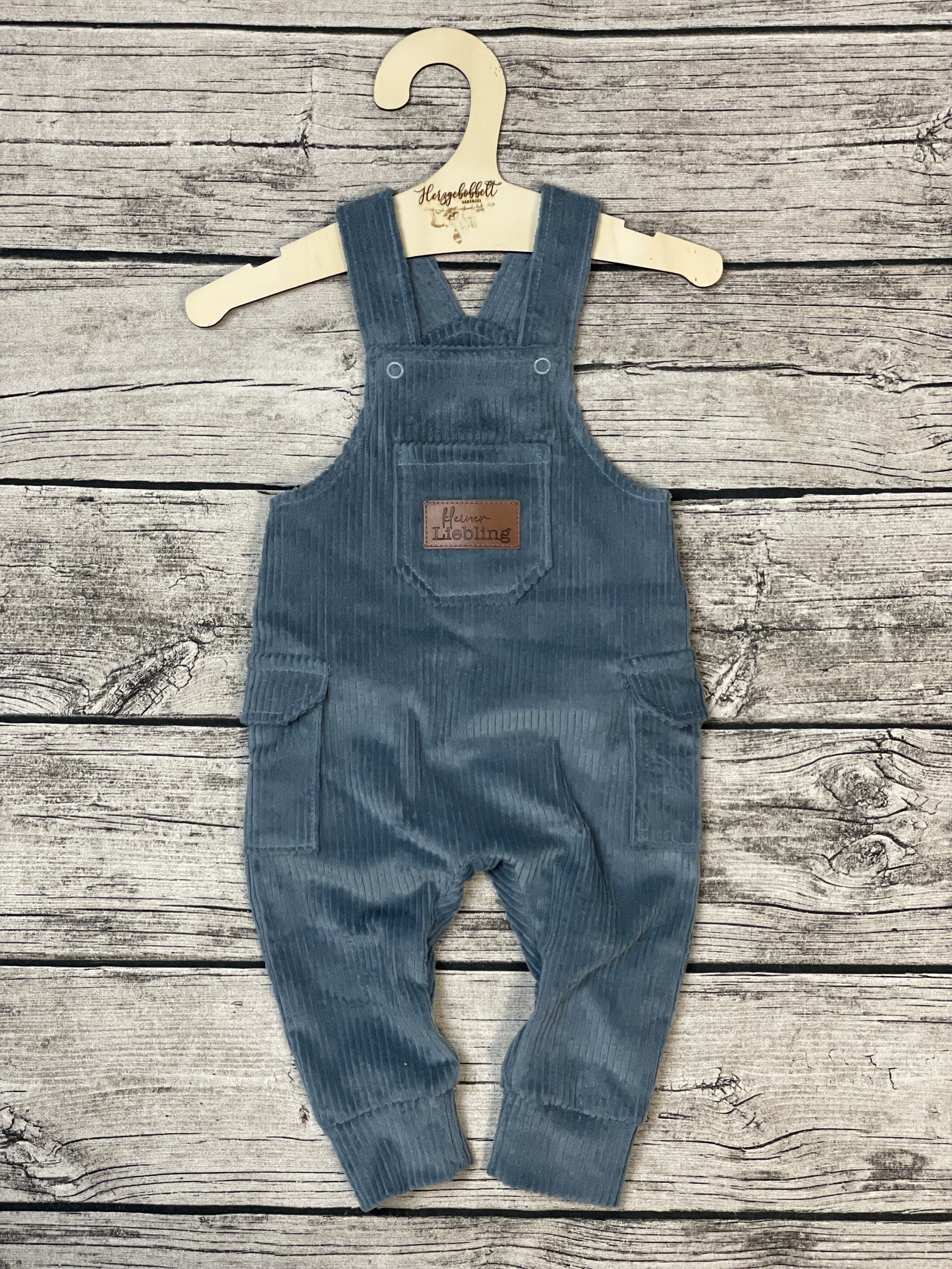 Stretch Breitcord Latzhose 