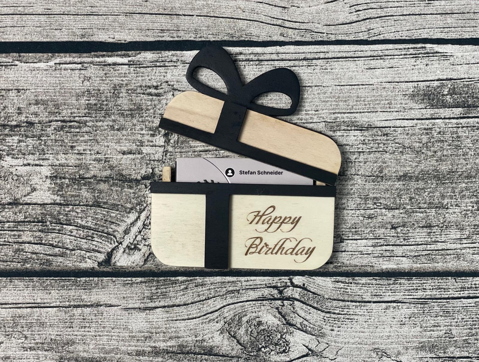 Geschenkbox für Gutscheine