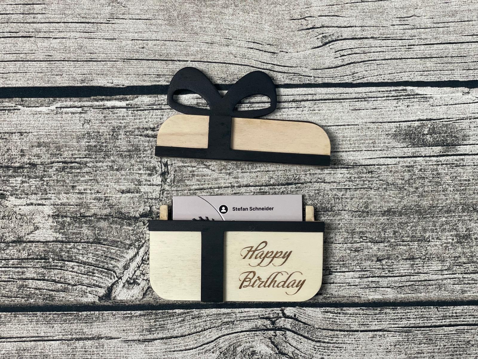 Geschenkbox für Gutscheine