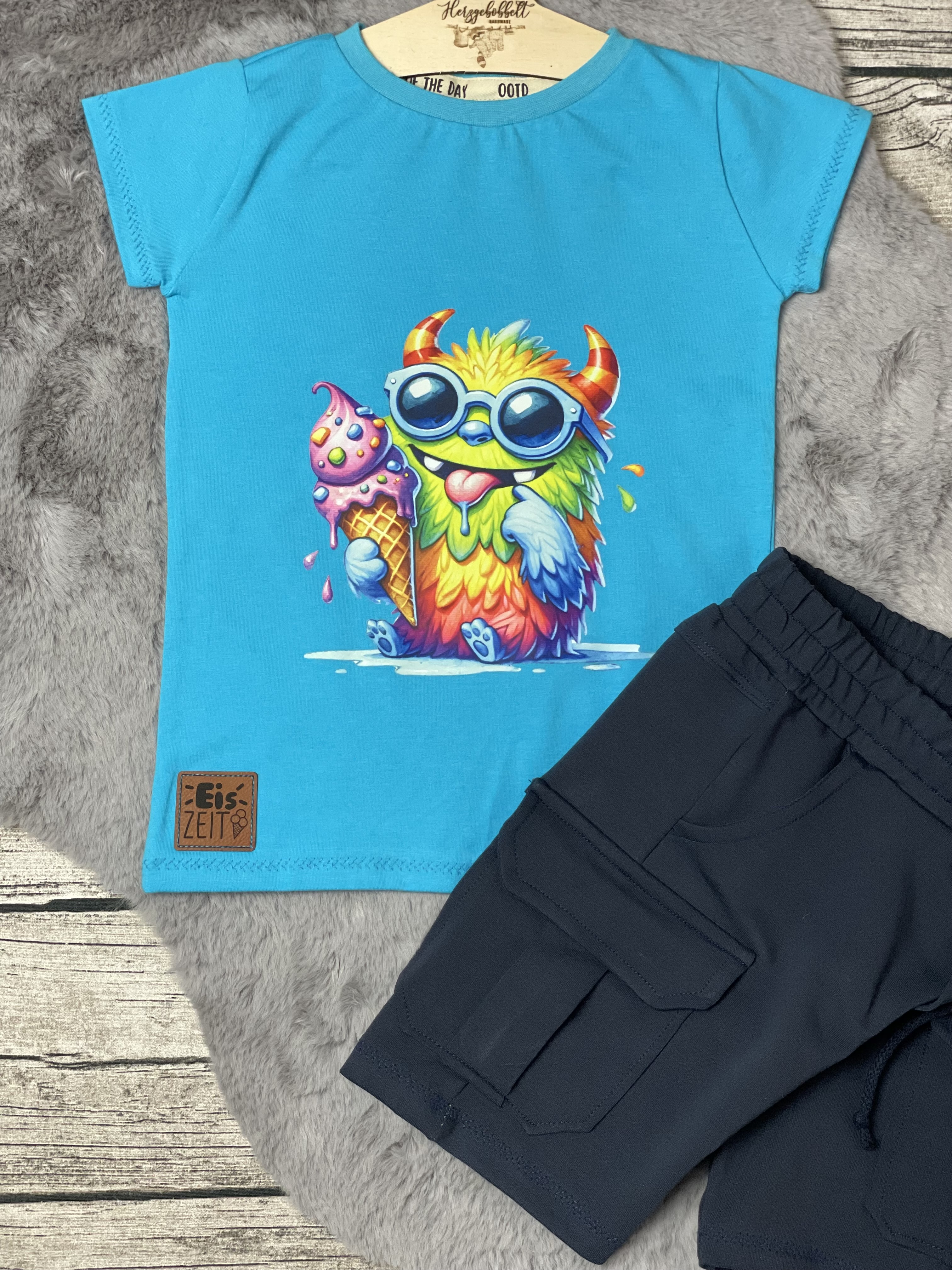 Bügelbild Eismonster 