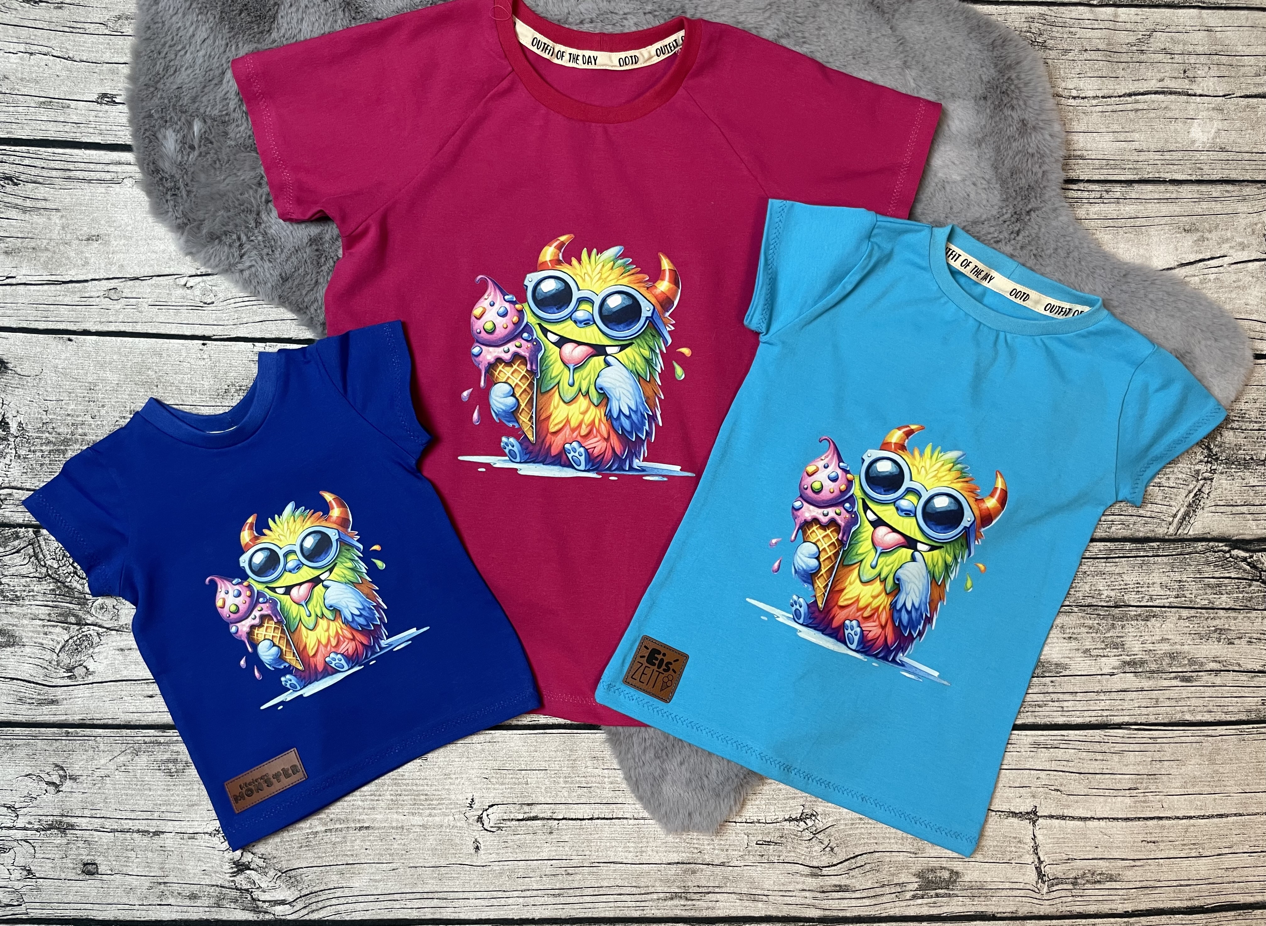 Bügelbild Eismonster 