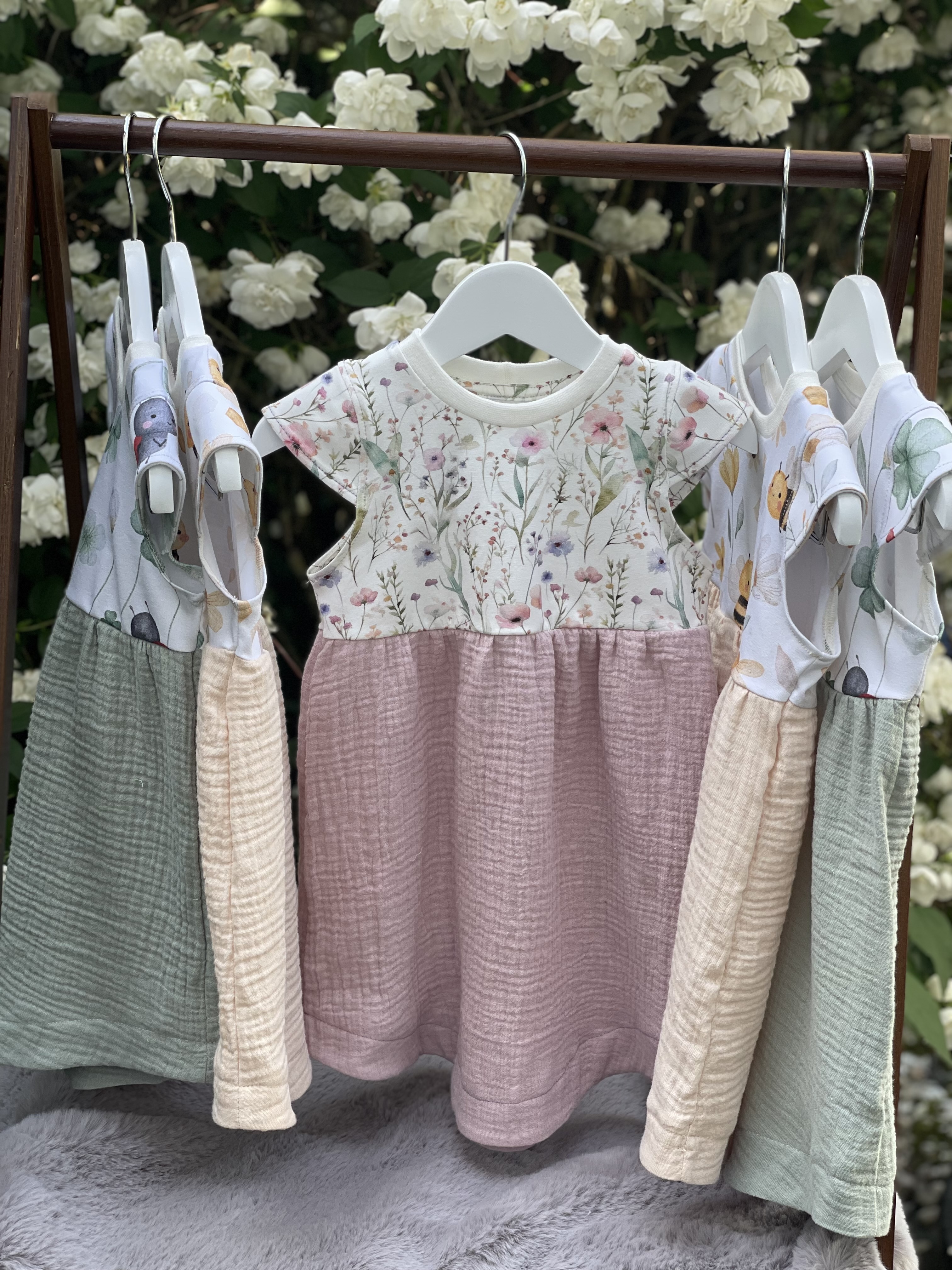 Sommerkleidchen aus leichten Musselin 