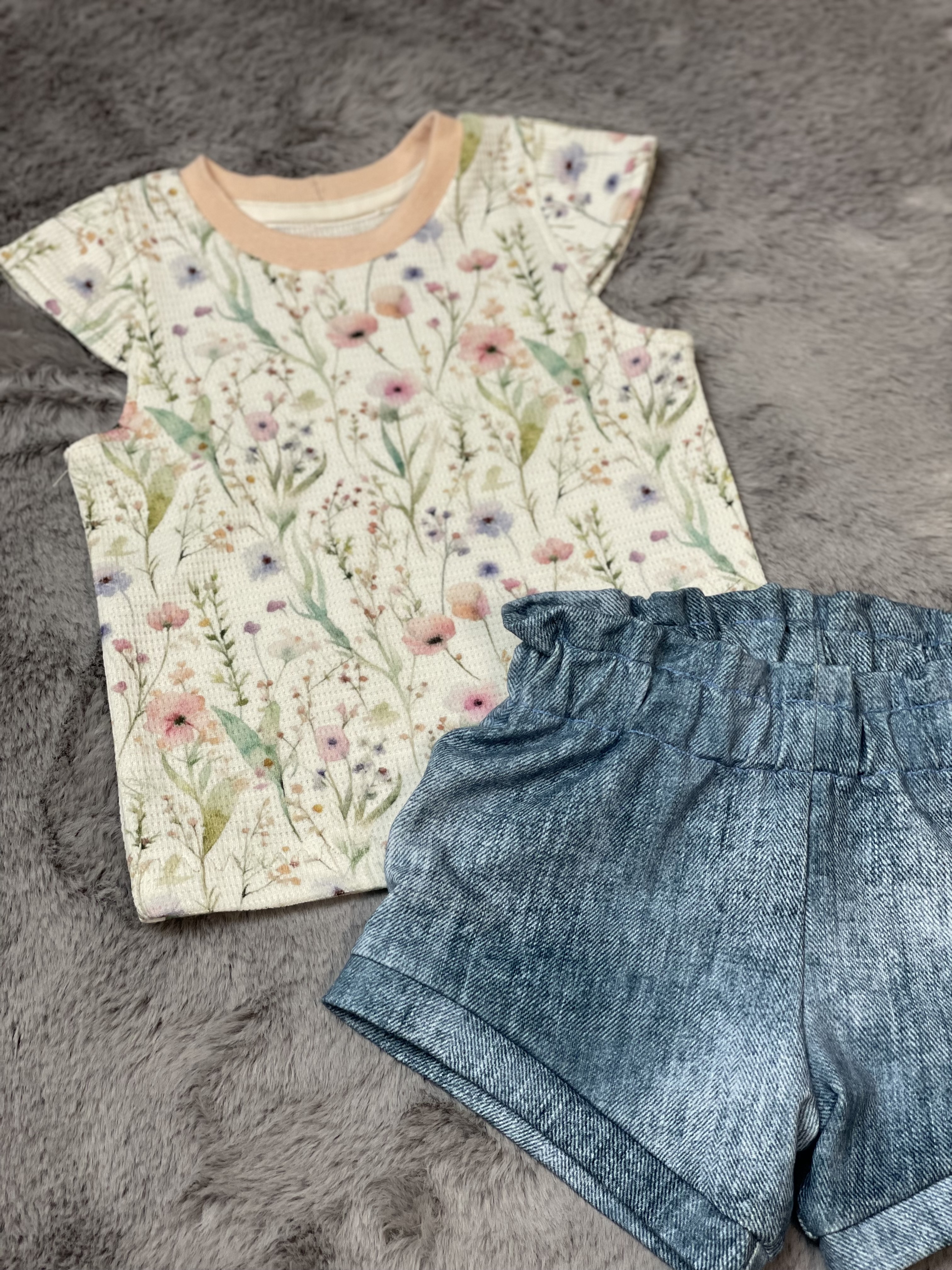 Kurze Paperbag Shorts Sunny 