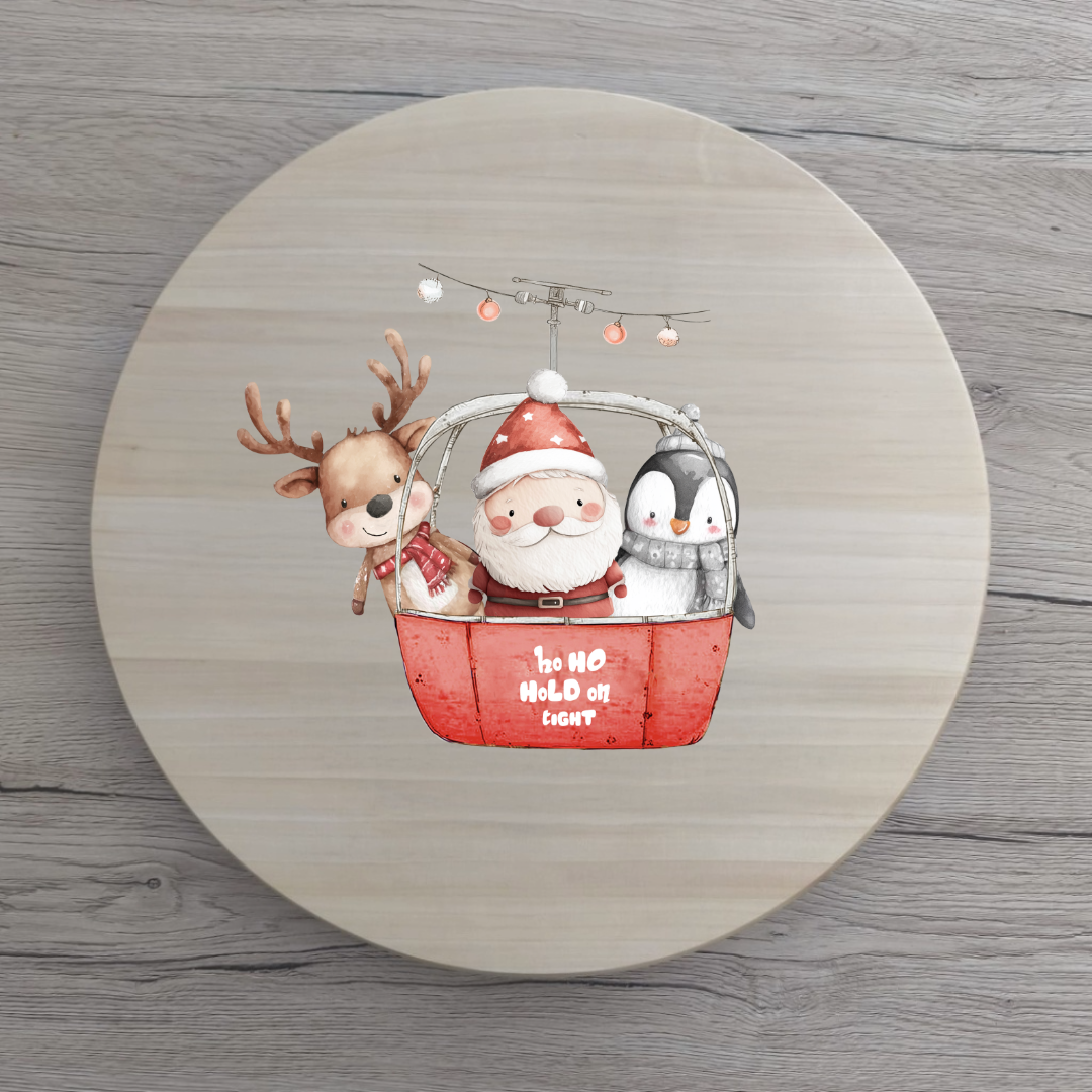 Vorbestellung Weihnachtsgondel Bügelbild