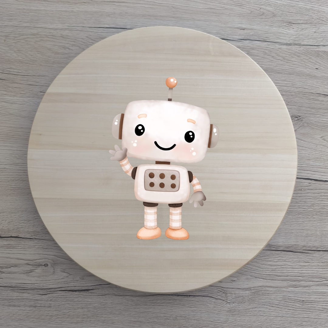 Bügelbild Roboter 1 
