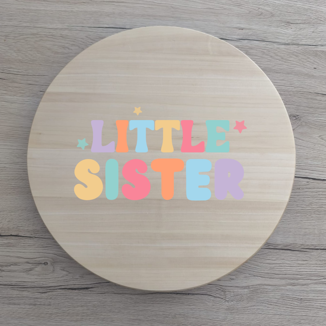 Bügelbild LITTLE SISTER