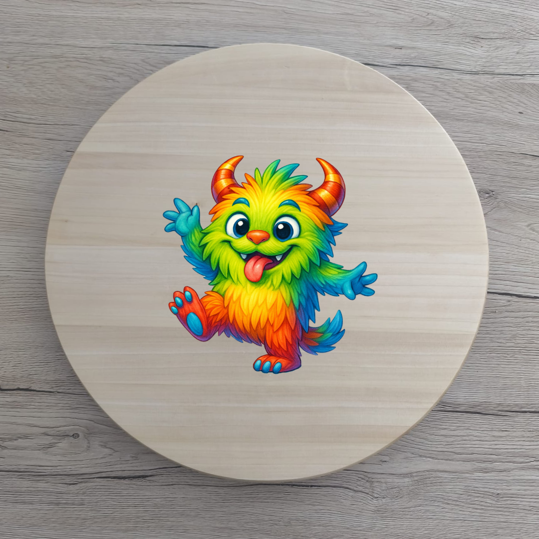 Bügelbild Monster 