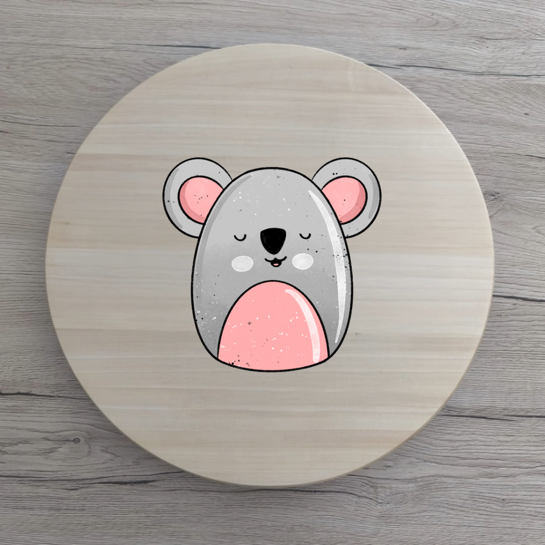 Vorbestellung Katzengold Flauschis Koala Bügelbild