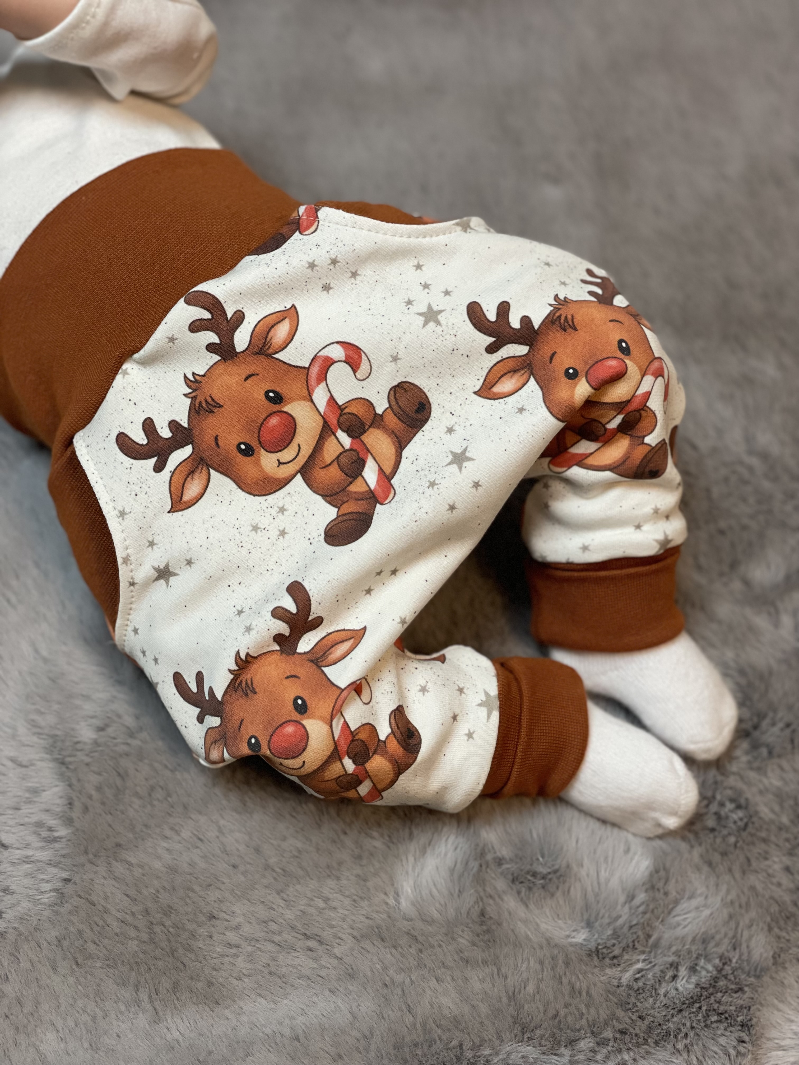 Pumphose Mayla mit Rentieren (Weihnachten)