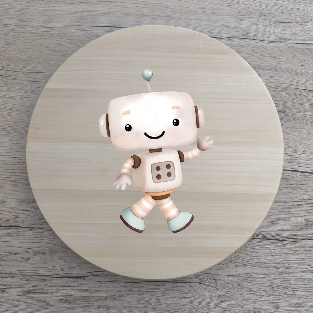 Bügelbild Roboter 2