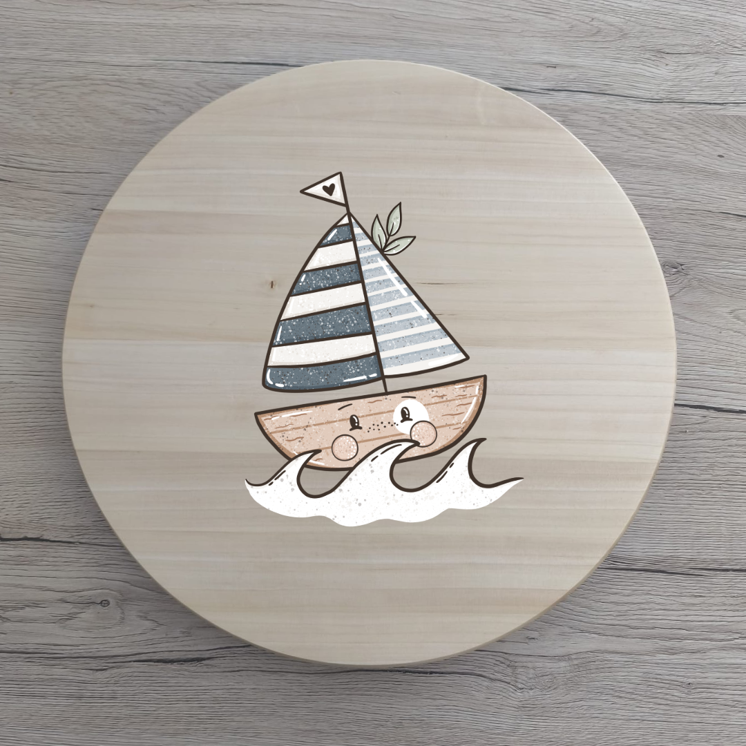 Bügelbild Boot 