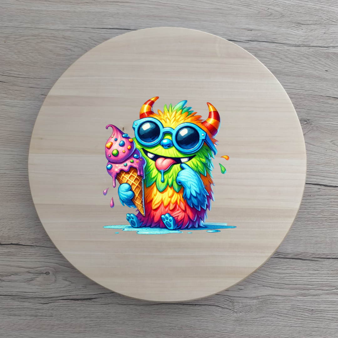 Bügelbild Eismonster 