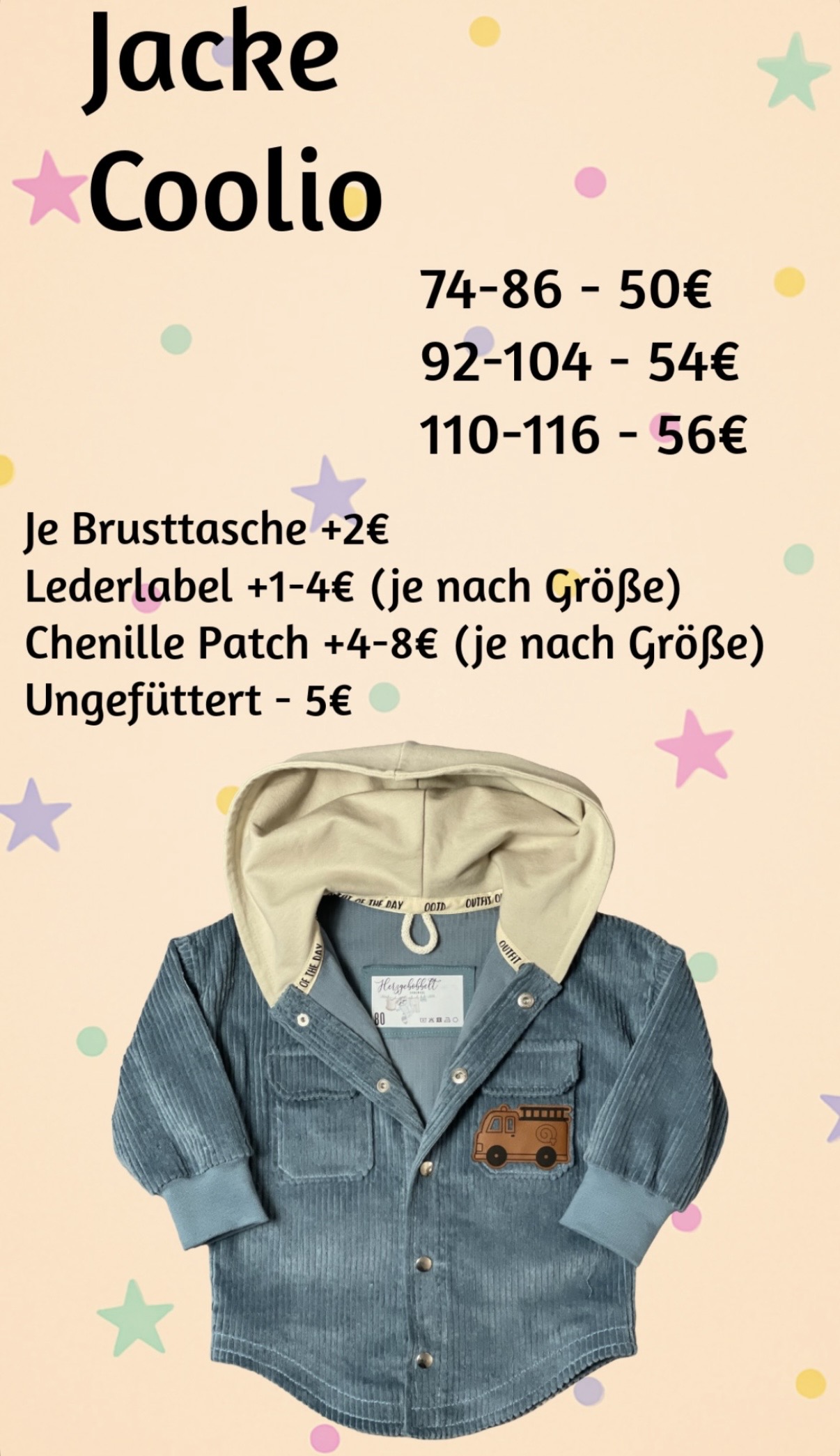 Jacke Coolio mit Baggy Hose 