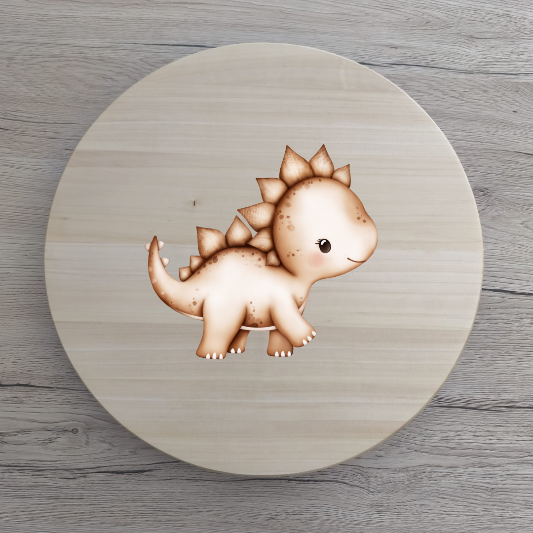 Bügelbild Dino 16 x 14cm