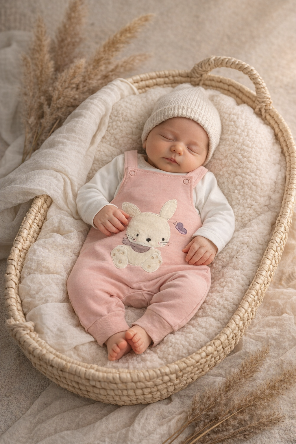 French Terry Latzhose mit Stickmotiv 