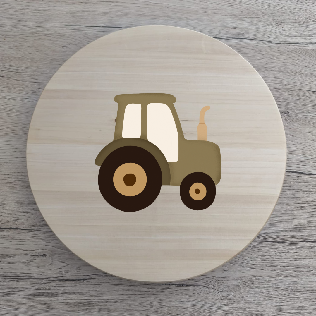 Bügelbild Traktor 