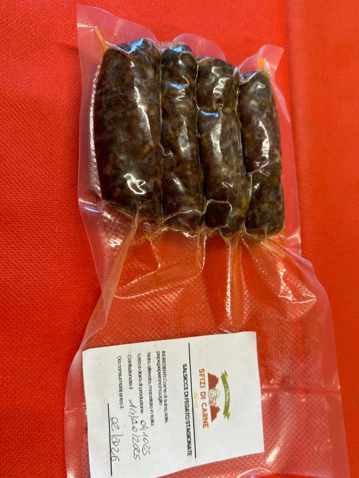 SALSICCE DI FEGATO DI SUINO STAGIONATE 4PZ