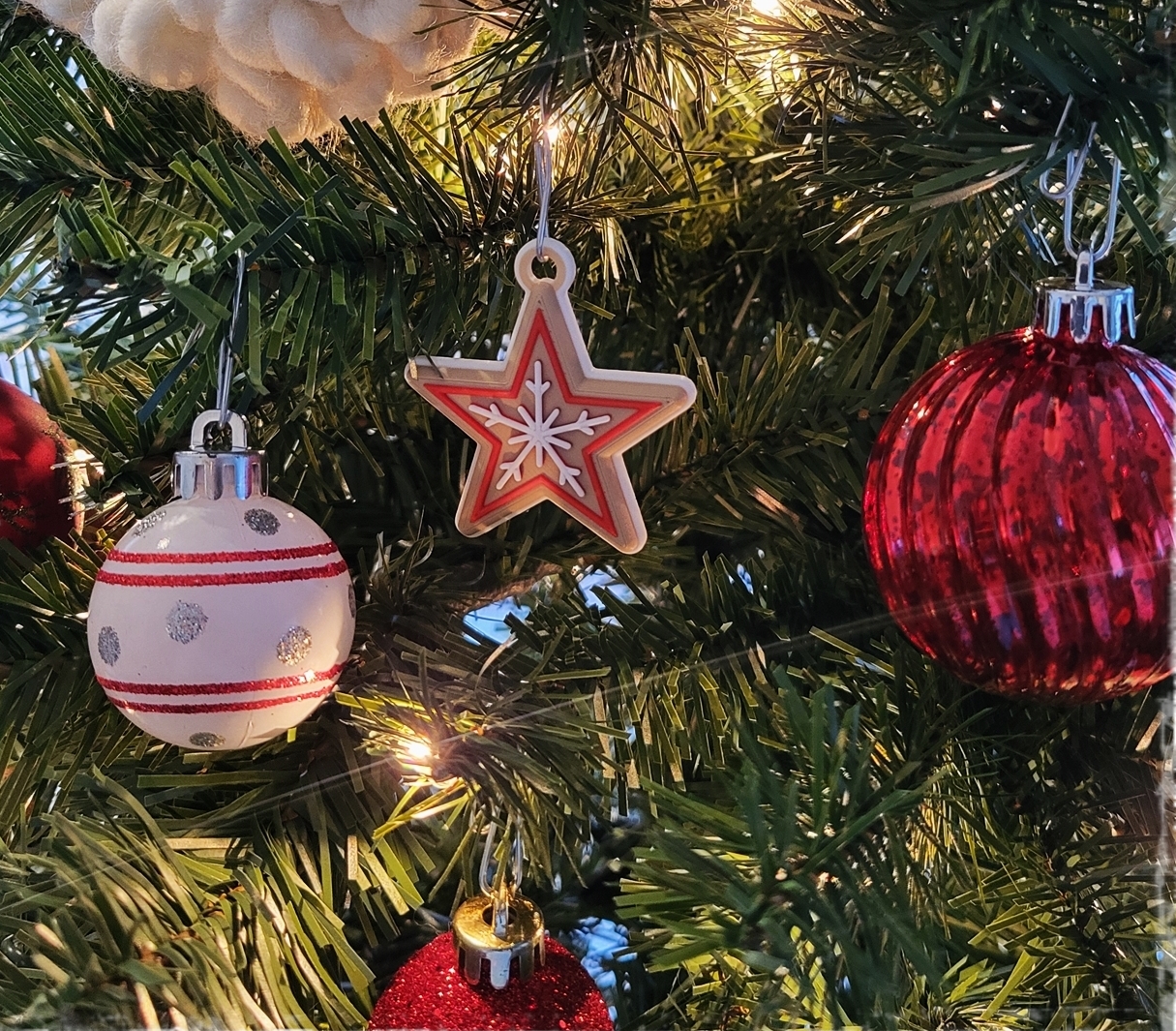 Kalėdinis eglutės žaisliukas "Žvaigždė"