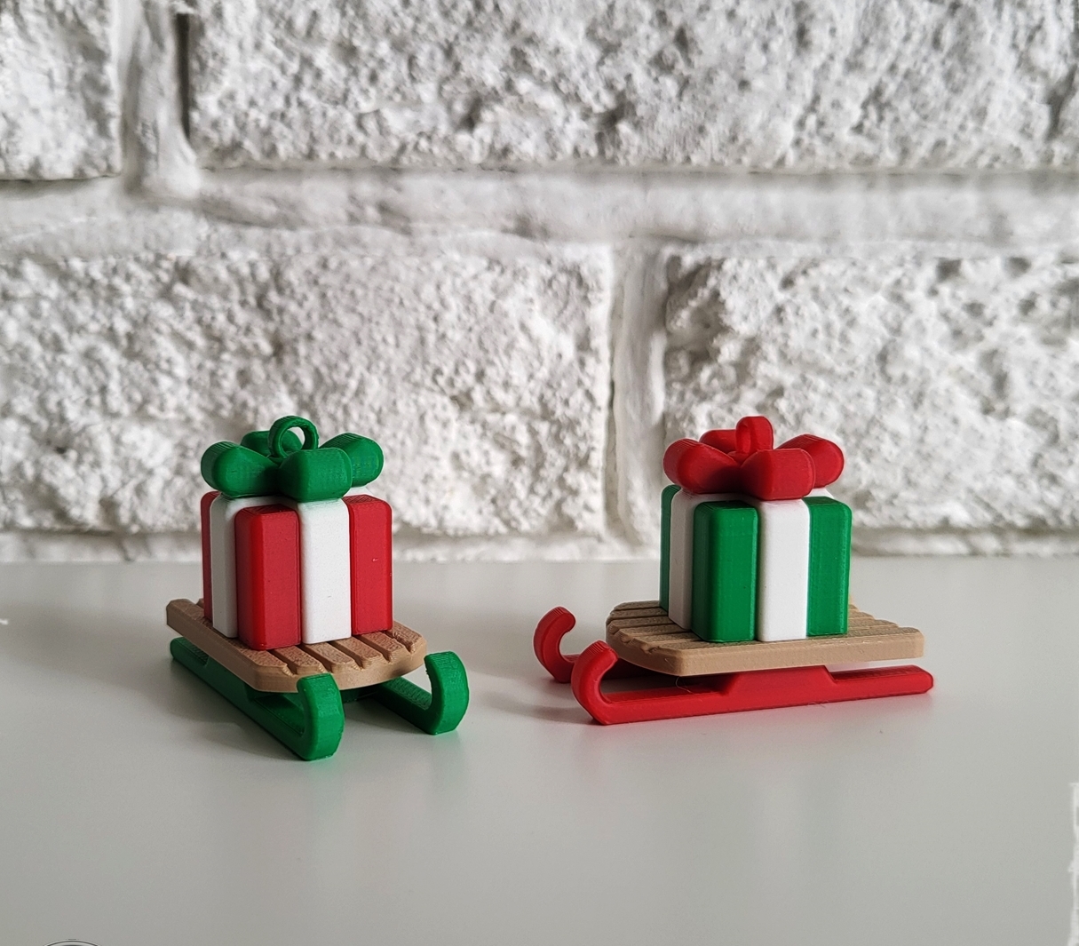 Kalėdinis eglutės žaisliukas "Rogutes"