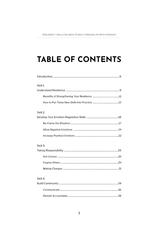Resilience: 7 Skills You Need to Walk Through Life with Strength
