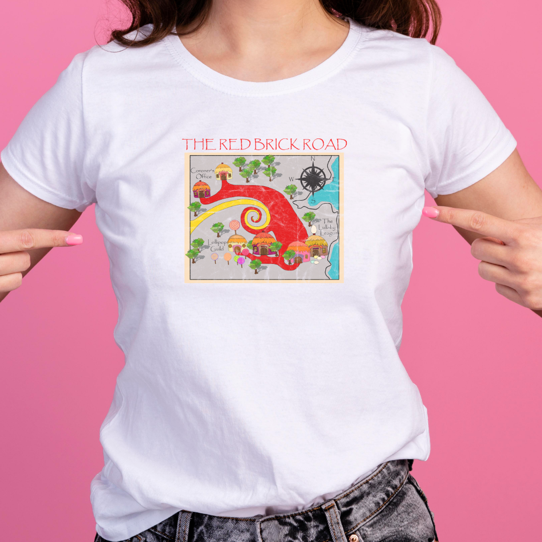 Wizard Of Oz Red Brick Road  T Shirt