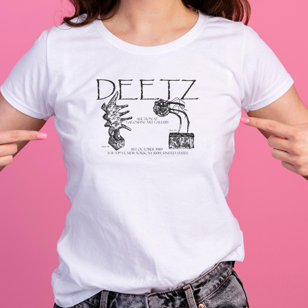 Beetlejuice Sculptures - Deetz Auction T Shirt