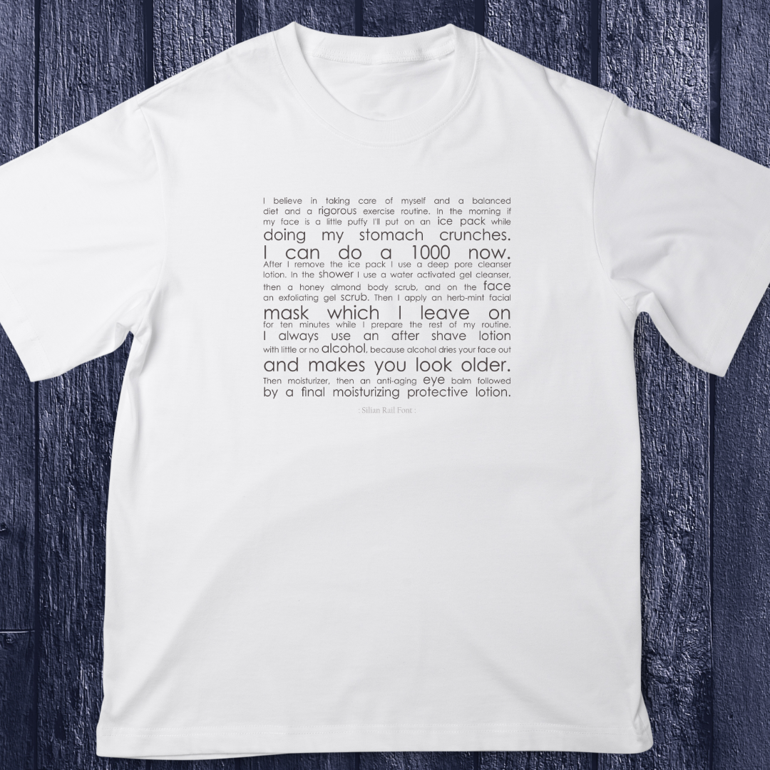 American Psycho Skincare Routine T Shirt