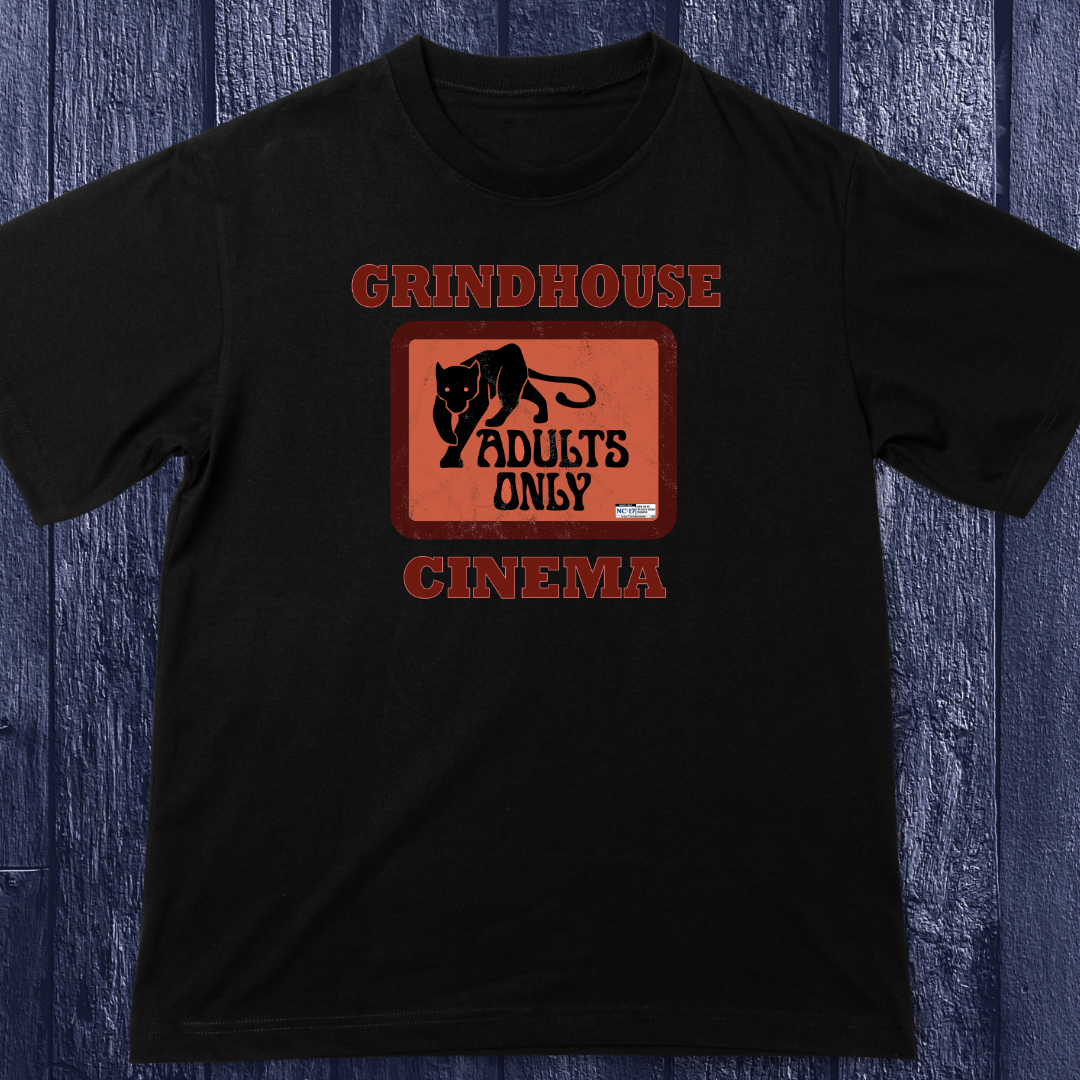Grindhouse Cinema Restricted Logo Americana Style NC17 T Shirt