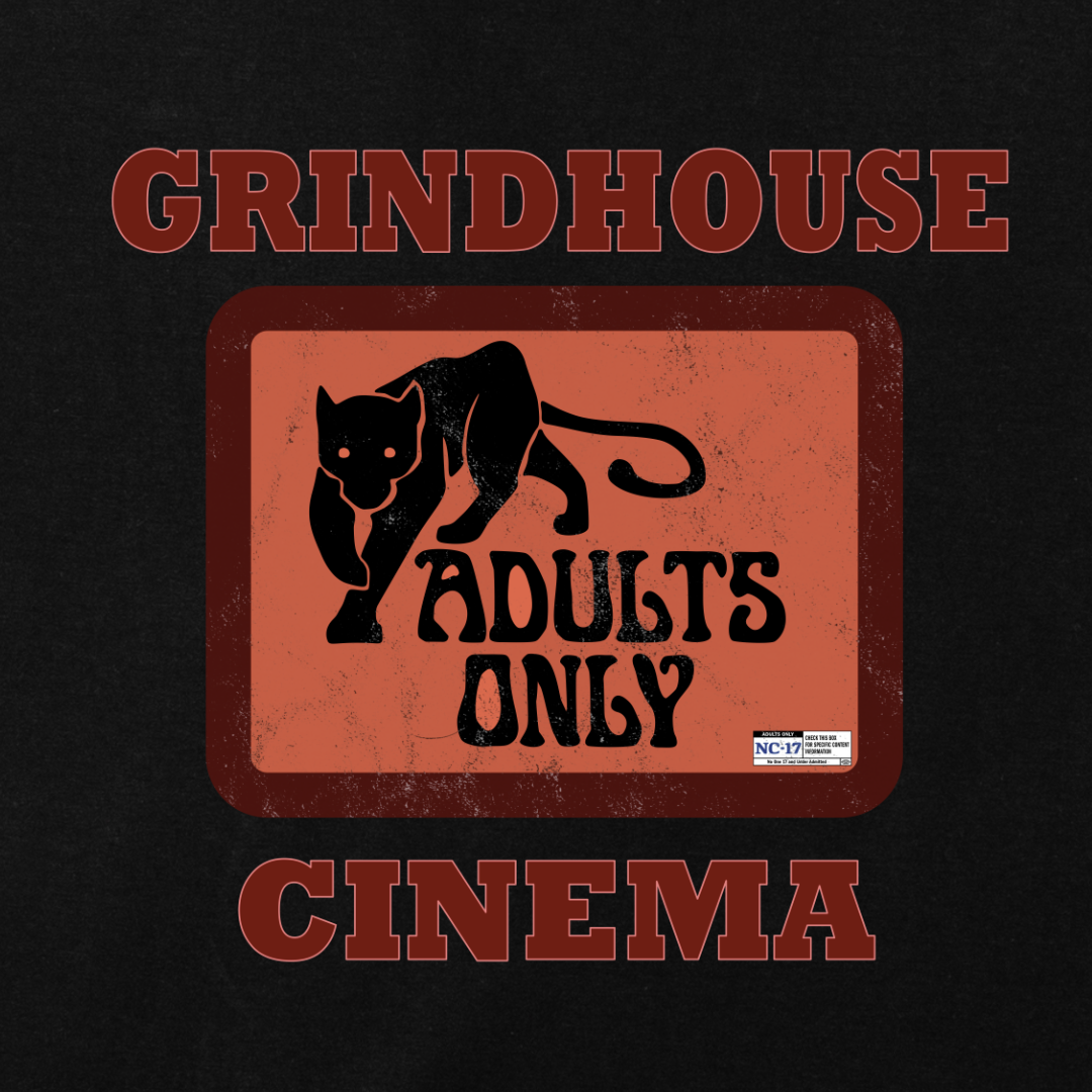 Grindhouse Cinema Restricted Logo Americana Style NC17 T Shirt