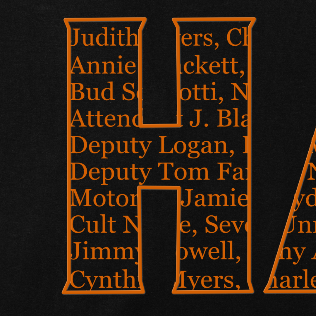 Halloween T-Shirt Myers victims