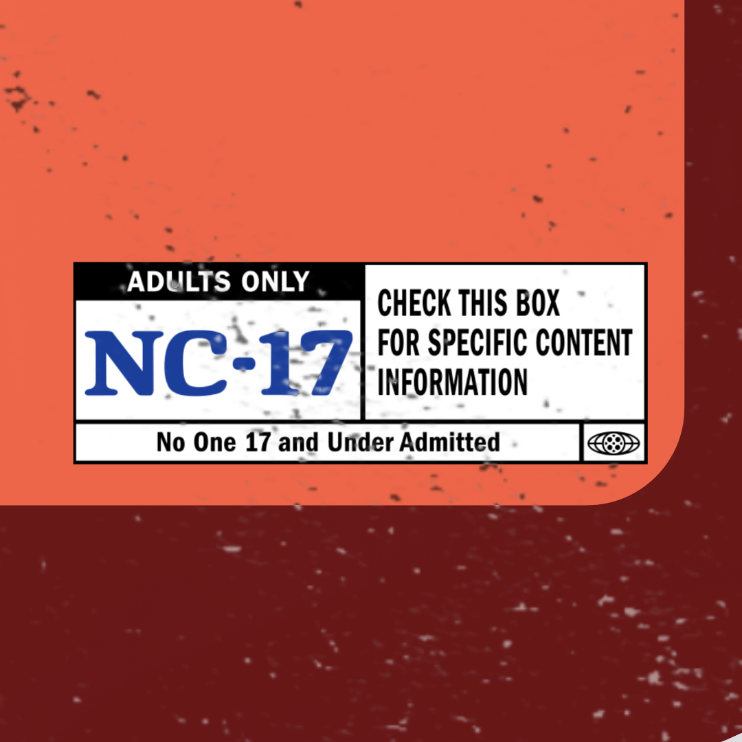 Grindhouse Cinema Restricted Logo Americana Style NC17 T Shirt