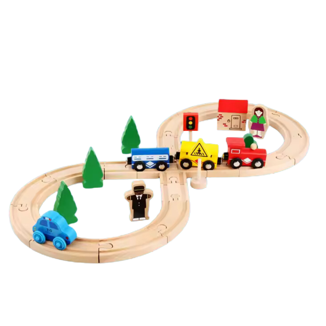 Wooden Train Track