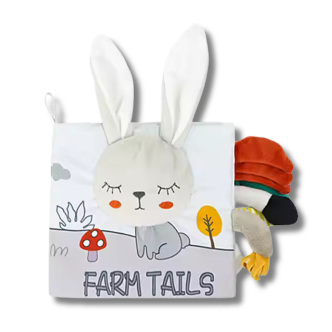 Animal Tails Sensory Book