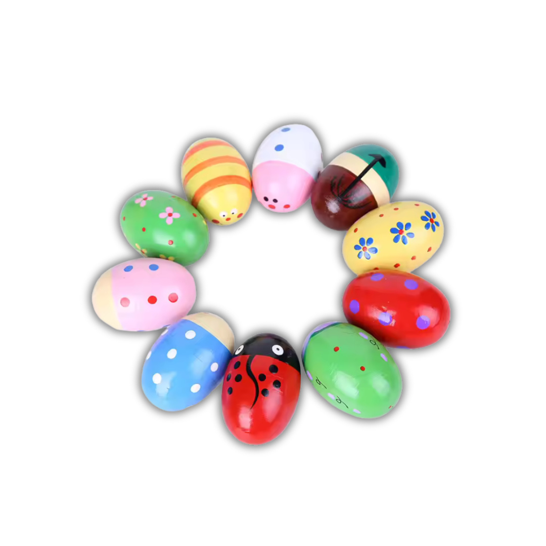 Educational Wooden Eggs