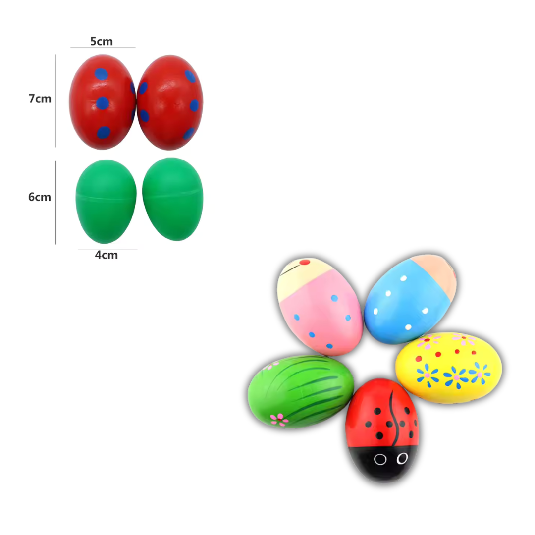 Educational Wooden Eggs