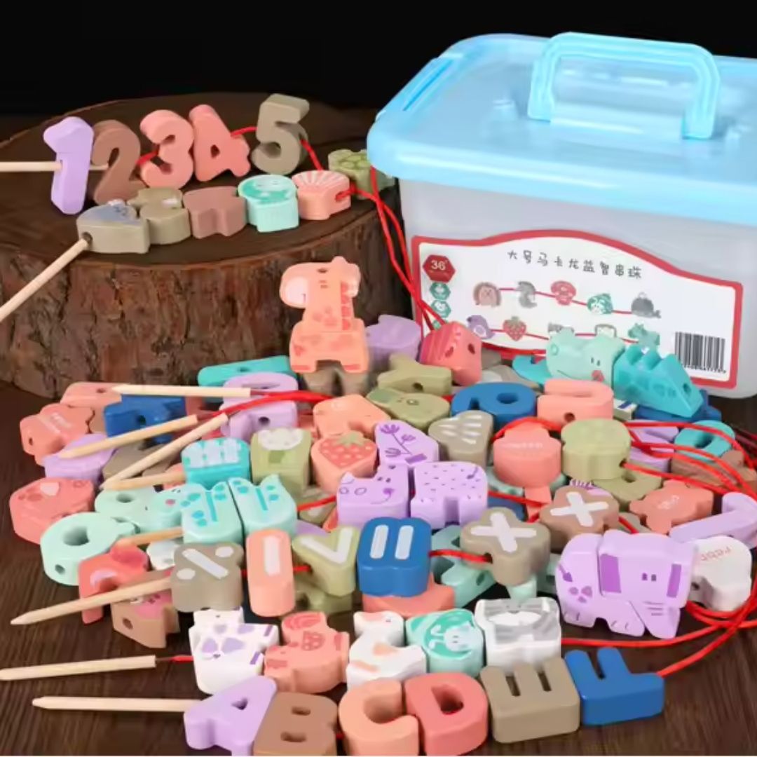 Educational Threading Beads Set