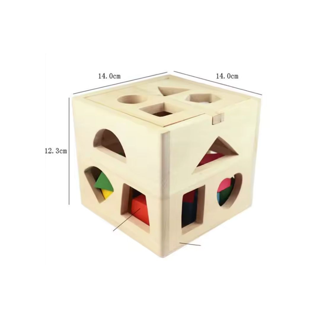 Wooden Shape Sorter Toy